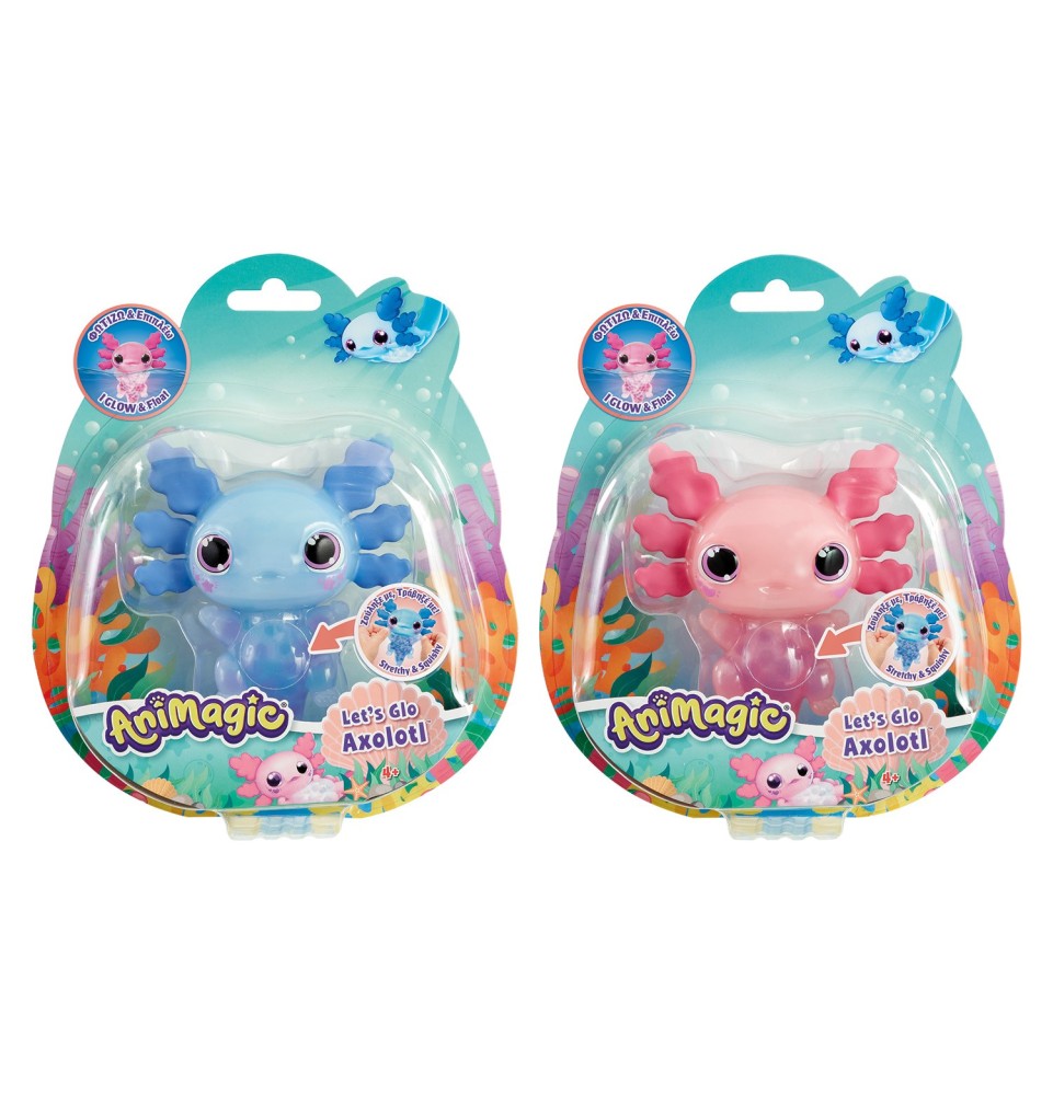 Animagic Φιγούρα Νερού Lets Glo Axolotl Για 4+ Χρονών