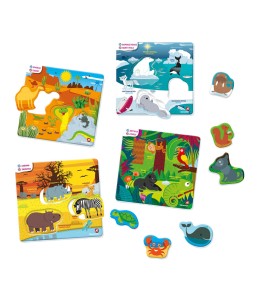 Εξυπνούλης Εκπαιδευτικό Παιχνίδι Πού Ζουν Τα Ζώα Για 3-5 Χρονών