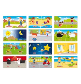 Εξυπνούλης Εκπαιδευτικό Παιχνίδι Αντίθετα Για 3-5 Χρονών