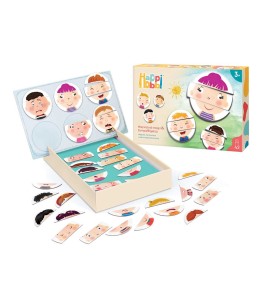 HappiHobbi Συναισθήματα 42 Εκπαιδευτικοί Χάρτινοι Μαγνήτες Για 3 Χρονών