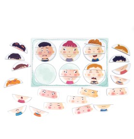 HappiHobbi Συναισθήματα 42 Εκπαιδευτικοί Χάρτινοι Μαγνήτες Για 3 Χρονών