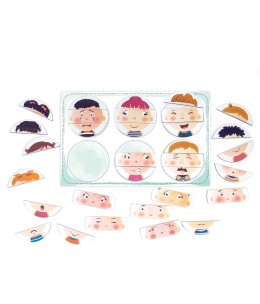 HappiHobbi Συναισθήματα 42 Εκπαιδευτικοί Χάρτινοι Μαγνήτες Για 3 Χρονών