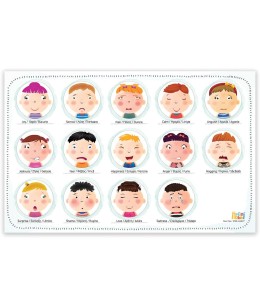 HappiHobbi Συναισθήματα 42 Εκπαιδευτικοί Χάρτινοι Μαγνήτες Για 3 Χρονών