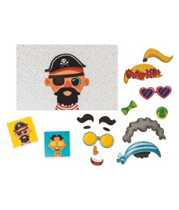 HappiHobbi Αστεία Πρόσωπα 55 Εκπαιδευτικοί Χάρτινοι Μαγνήτες Για 3 Χρονών