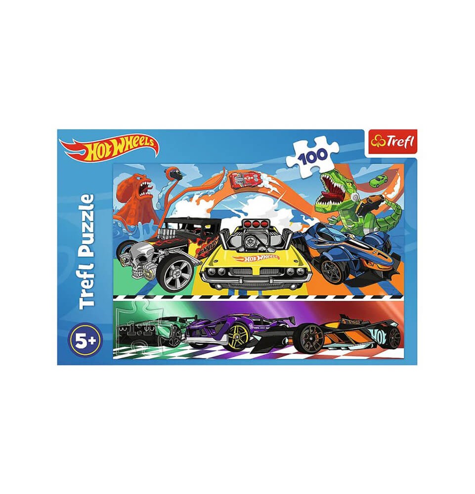 TREFL παζλ 100τεμ. Mattel Hot Wheels (133156)