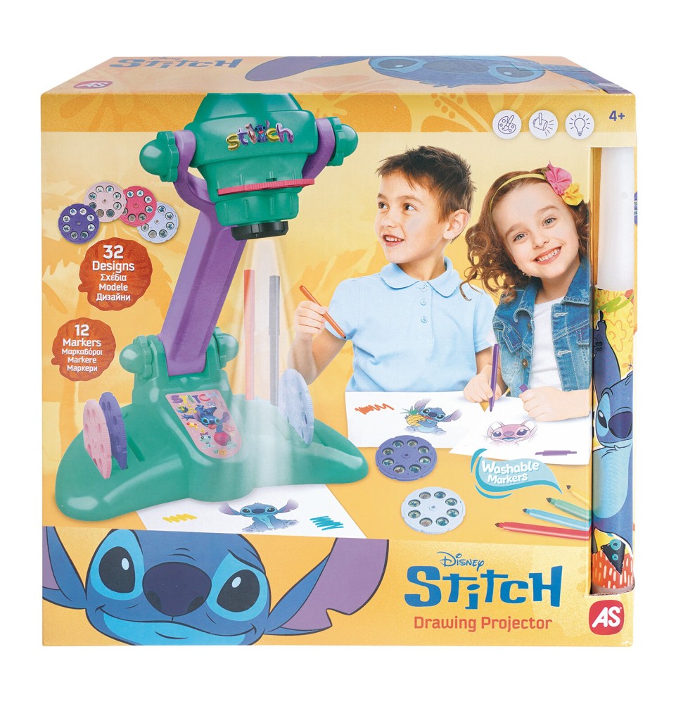 Λαμπάδα AS Προτζέκτορας Ζωγραφικής Disney Stitch (1500-54007)