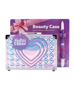 Λαμπάδα Happi Hobbi Θήκη Ομορφιάς Sparkle Love Με 30 αξεσουάρ (1500-15771)