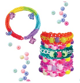 Plexi Flexi Disney Stitch Θήκη Με 2400 Λαστιχάκια & 12 Αξεσουάρ (1080-25578)