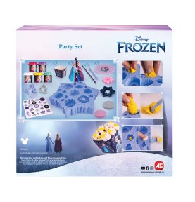 AS Πλαστελίνη Disney Frozen Πάρτυ Με 5 Βαζάκια 250γρ (1045-03619)