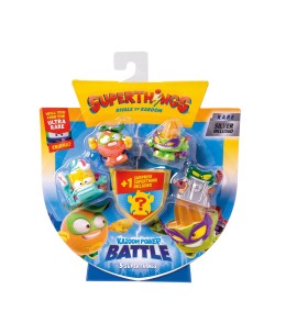 Superthings Μικροπλάσματα Kazoom Power Battle Blister 4+1 Φιγούρες (1013-61608)