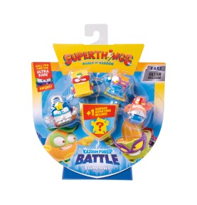 Superthings Μικροπλάσματα Kazoom Power Battle Blister 4+1 Φιγούρες (1013-61608)