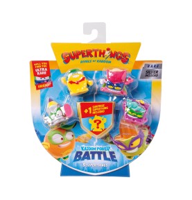 Superthings Μικροπλάσματα Kazoom Power Battle Blister 4+1 Φιγούρες (1013-61608)