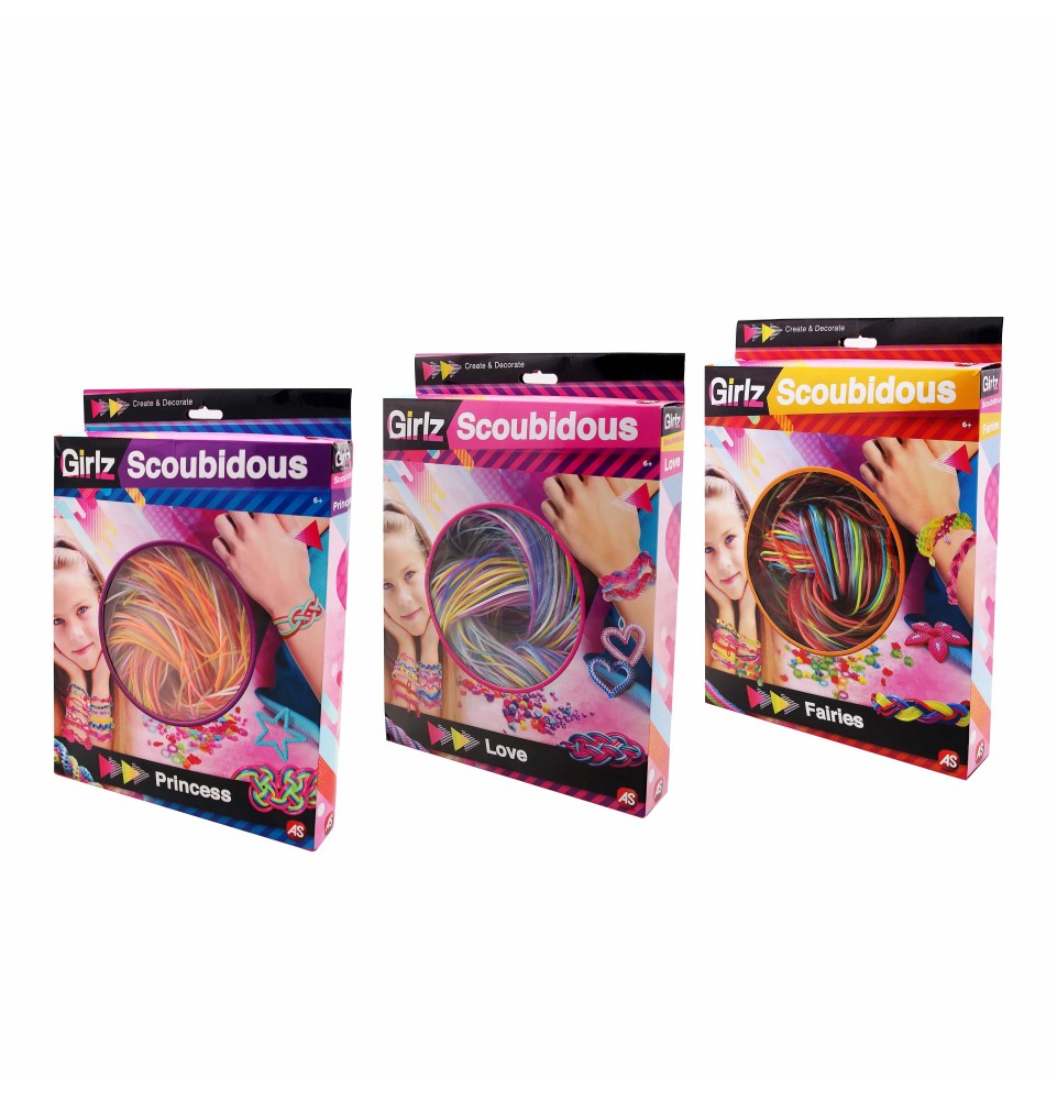AS Girlz Scoubidous Σετ Κατασκευής με Χάντρες Για 6 Χρονών (1080-11281)