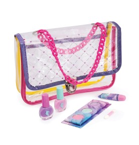 HappiHobbi Σετ Ομορφιάς Ροζ Τσάντα με Αλυσίδα (1081-60023)