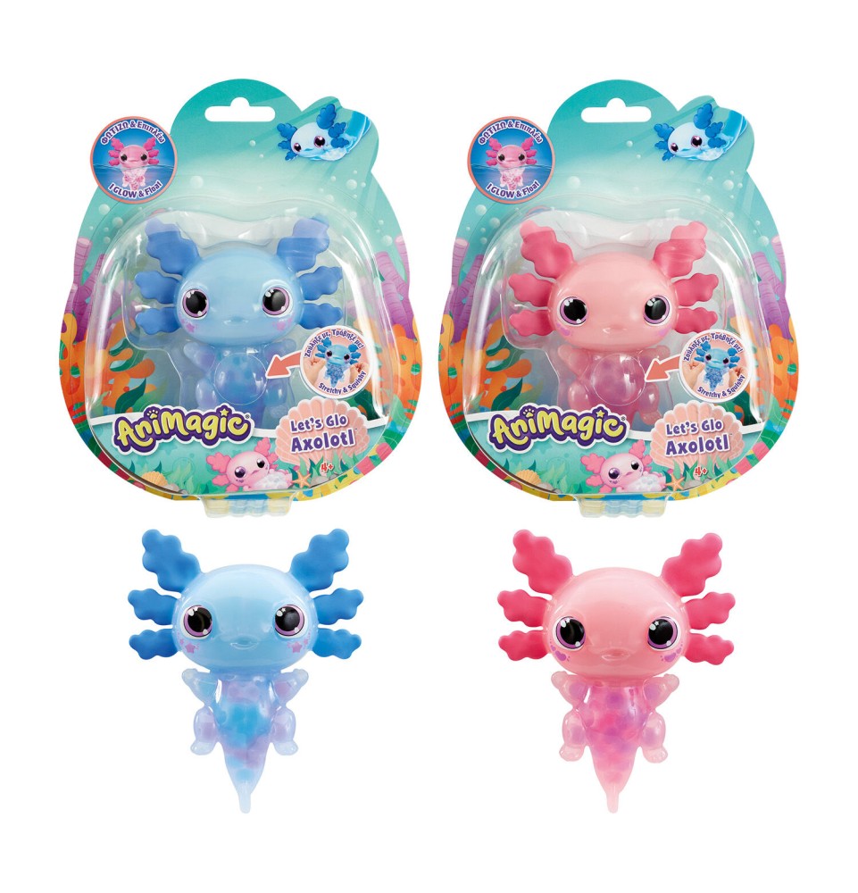 Animagic Φιγούρα Νερού Lets Glo Axolotl (1863-34847)
