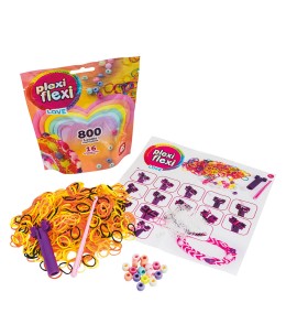 AS Plexi Flexi Love Σακουλάκι Με 800 Λαστιχάκια & 16 Αξεσουάρ (1080-25572)