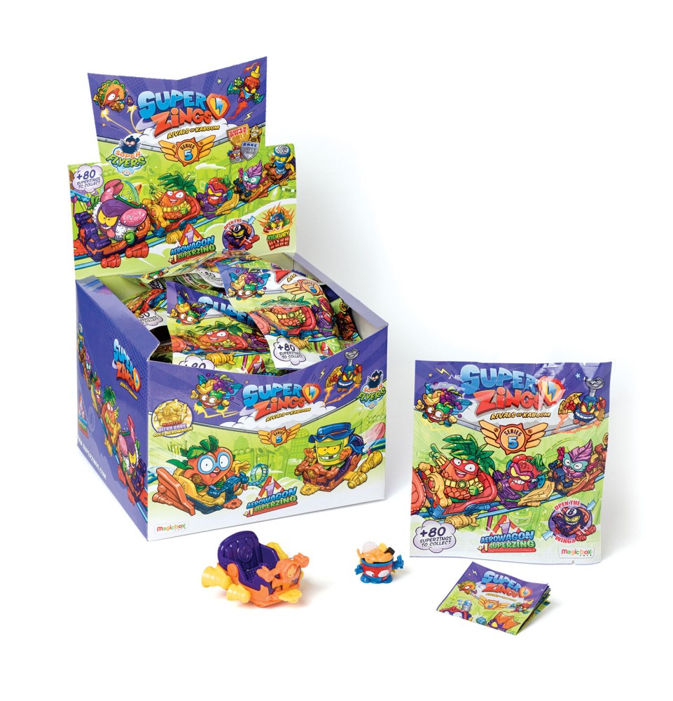 Superzings Μικροπλάσματα Σειρά 5 Φιγούρα Με Aerowagon (1013-61204)