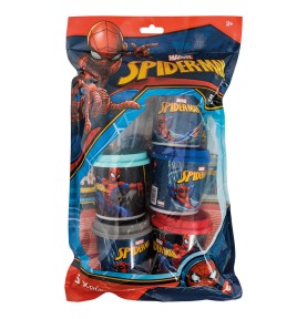 AS Πλαστελίνη Marvel Spiderman Σακουλάκι Με 5 Βαζάκια Και Καπάκια Καλουπάκια 570gr (1045-03609)