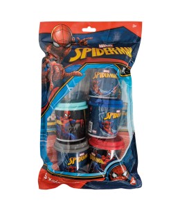 AS Πλαστελίνη Marvel Spiderman Σακουλάκι Με 5 Βαζάκια Και Καπάκια Καλουπάκια 570gr (1045-03609)