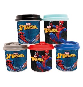 AS Πλαστελίνη Marvel Spiderman Σακουλάκι Με 5 Βαζάκια Και Καπάκια Καλουπάκια 570gr (1045-03609)