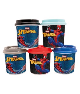 AS Πλαστελίνη Marvel Spiderman Σακουλάκι Με 5 Βαζάκια Και Καπάκια Καλουπάκια 570gr (1045-03609)