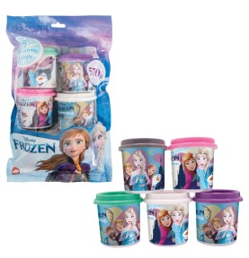 AS Πλαστελίνη Disney Frozen Σακουλάκι Με 5 Βαζάκια Και Καπάκια Καλουπάκια 570gr (1045-03608)