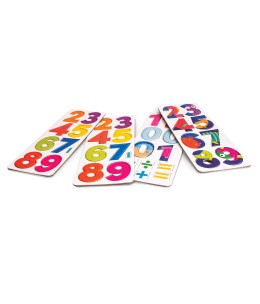 HappiHobbi Magnet Tin Γράμματα & Αριθμοί Εκπαιδευτικοί Χάρτινοι Μαγνήτες (1029-64070)