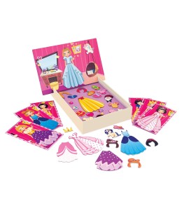 HappiHobbi Πριγκίπισσες Dress Up 34 Εκπαιδευτικοί Χάρτινοι Μαγνήτες (1029-64081)