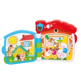 Baby Clementoni Βρεφικό Εκπαιδευτικό Βιβλιαράκι (1000-63723)