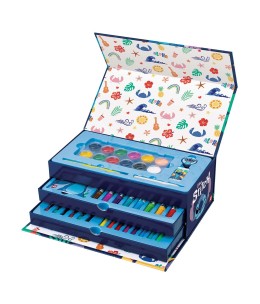AS Σετ Ζωγραφικής Σε Χάρτινο Βαλιτσάκι Disney Stitch (1023-69007)