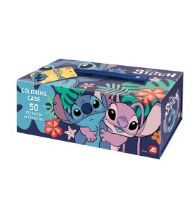 AS Σετ Ζωγραφικής Σε Χάρτινο Βαλιτσάκι Disney Stitch (1023-69007)