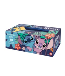 AS Σετ Ζωγραφικής Σε Χάρτινο Βαλιτσάκι Disney Stitch (1023-69007)