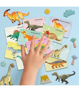 HappiHobbi Δεινόσαυροι 45 Εκπαιδευτικοί Χάρτινοι Μαγνήτες (1029-64082)