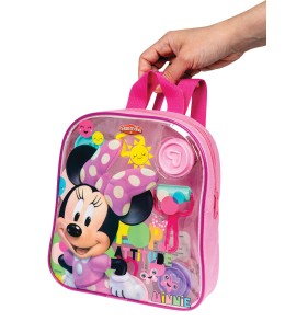 AS Πλαστελίνη Disney Minnie Τσάντα Πλάτης Με 4 Βαζάκια-Καπάκια Καλουπάκια & 5 Εργαλεία 200gr (1045-03574)