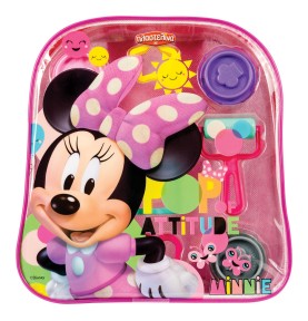 AS Πλαστελίνη Disney Minnie Τσάντα Πλάτης Με 4 Βαζάκια-Καπάκια Καλουπάκια & 5 Εργαλεία 200gr (1045-03574)