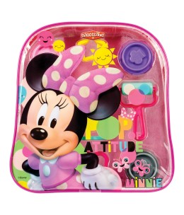 AS Πλαστελίνη Disney Minnie Τσάντα Πλάτης Με 4 Βαζάκια-Καπάκια Καλουπάκια & 5 Εργαλεία 200gr (1045-03574)