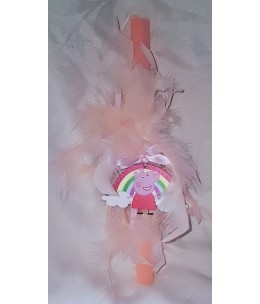 Πασχαλινή Λαμπάδα Peppa Pig σε Κουτί Δώρου – Χαρούμενη Παιδική Λαμπάδα