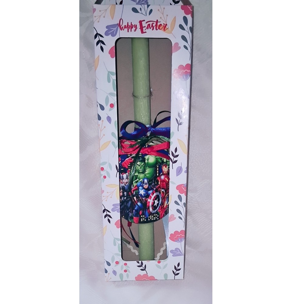 Πασχαλινή Λαμπάδα Marvel Avengers σε Κουτί Δώρου – Για Μικρούς Super Heroes