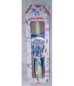 Πασχαλινή Λαμπάδα 67 σε Κουτί Δώρου – Μοντέρνα Χειροποίητη Επιλογή