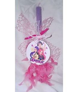 Πασχαλινή Λαμπάδα Huntrix σε Κουτί Δώρου - Παιδική Χειροποίητη