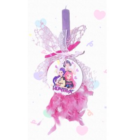 Πασχαλινή Λαμπάδα Huntrix σε Κουτί Δώρου - Παιδική Χειροποίητη