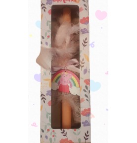 Πασχαλινή Λαμπάδα Peppa Pig σε Κουτί Δώρου – Χαρούμενη Παιδική Λαμπάδα