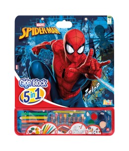 Giga Block Σετ Ζωγραφικής Marvel Spiderman 5 Σε 1 Για 3+ Χρονών (1023-62762)
