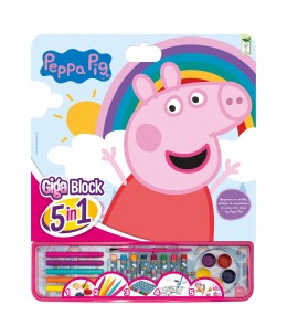 Giga Block Σετ Ζωγραφικής Peppa Pig 5 Σε 1 Για 3+ Χρονών (1023-62751)