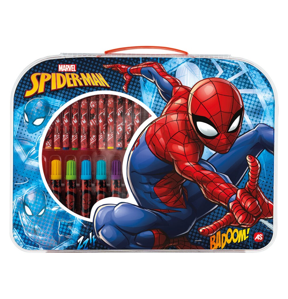 AS Art Case Marvel Spiderman Painting Set For 3 Years Old (1023-66226)