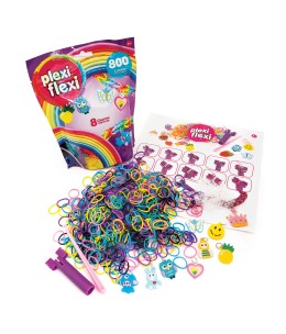 AS Plexi Flexi Bag With 800 Rubber Bands & 8 Accessories (1080-25566)