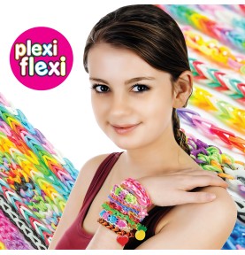 AS Plexi Flexi Σακουλάκι Με 800 Λαστιχάκια & 8 Αξεσουάρ (1080-25566)
