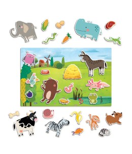 HappiHobbi Animals 45 Educational Paper Magnets (1029-64076)