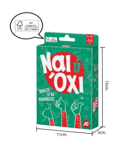 AS Games Yes Or No Card Game For Ages 8+ (1040-21406)