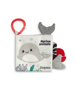 Sensory Book Black and White Dolphin (PL0254)